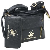 Wholesale - BHPC BLACK CROSSBODY BAG W/WALLET, UPC: 608508230433